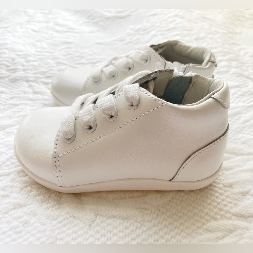 SOLE PLAY Lance White Baby Walker Sneakers Vintage Style Shoes Size 5.5